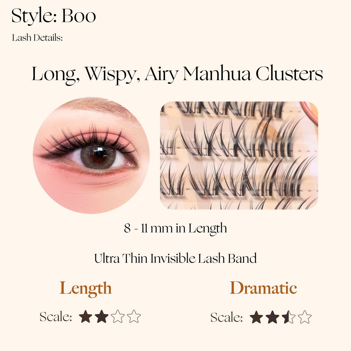Fresa Beauty Spooky Kitty Regular Cluster Lashes