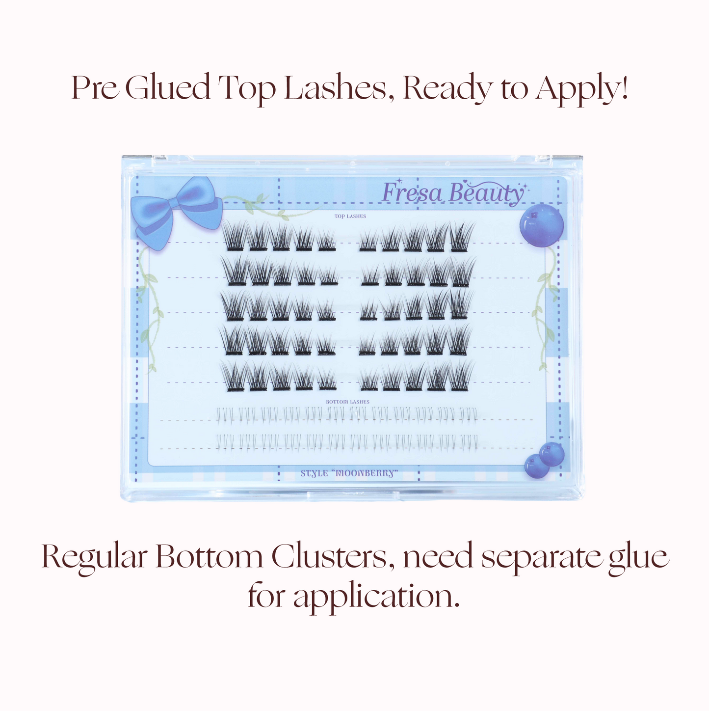 Fresa Beauty Gingham Garden Blueberry Lashes