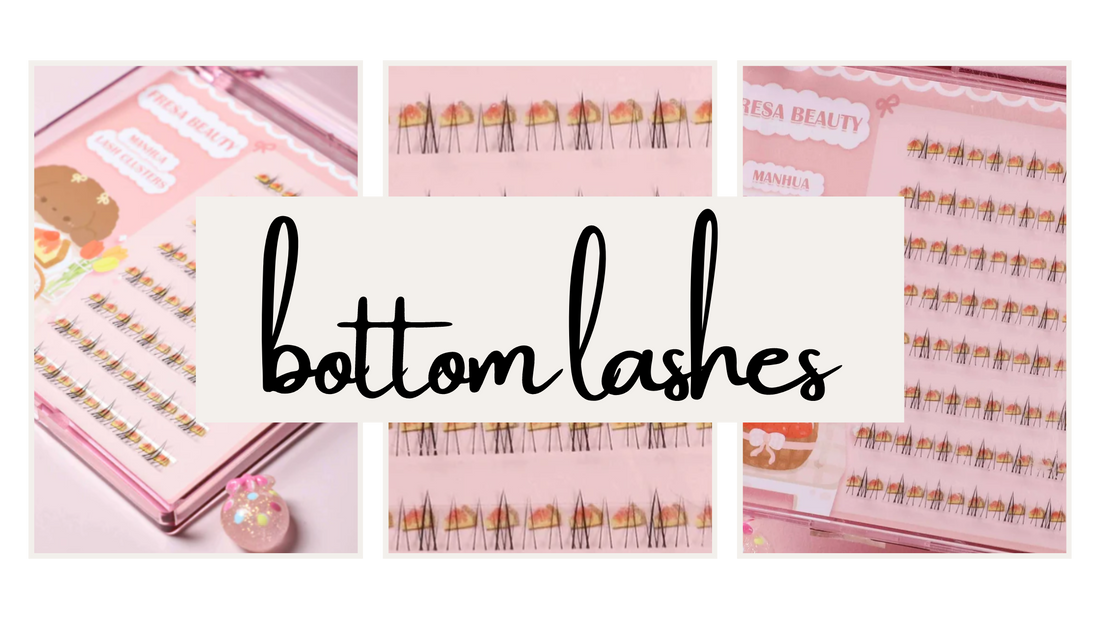 Clear Band Bottom Lashes