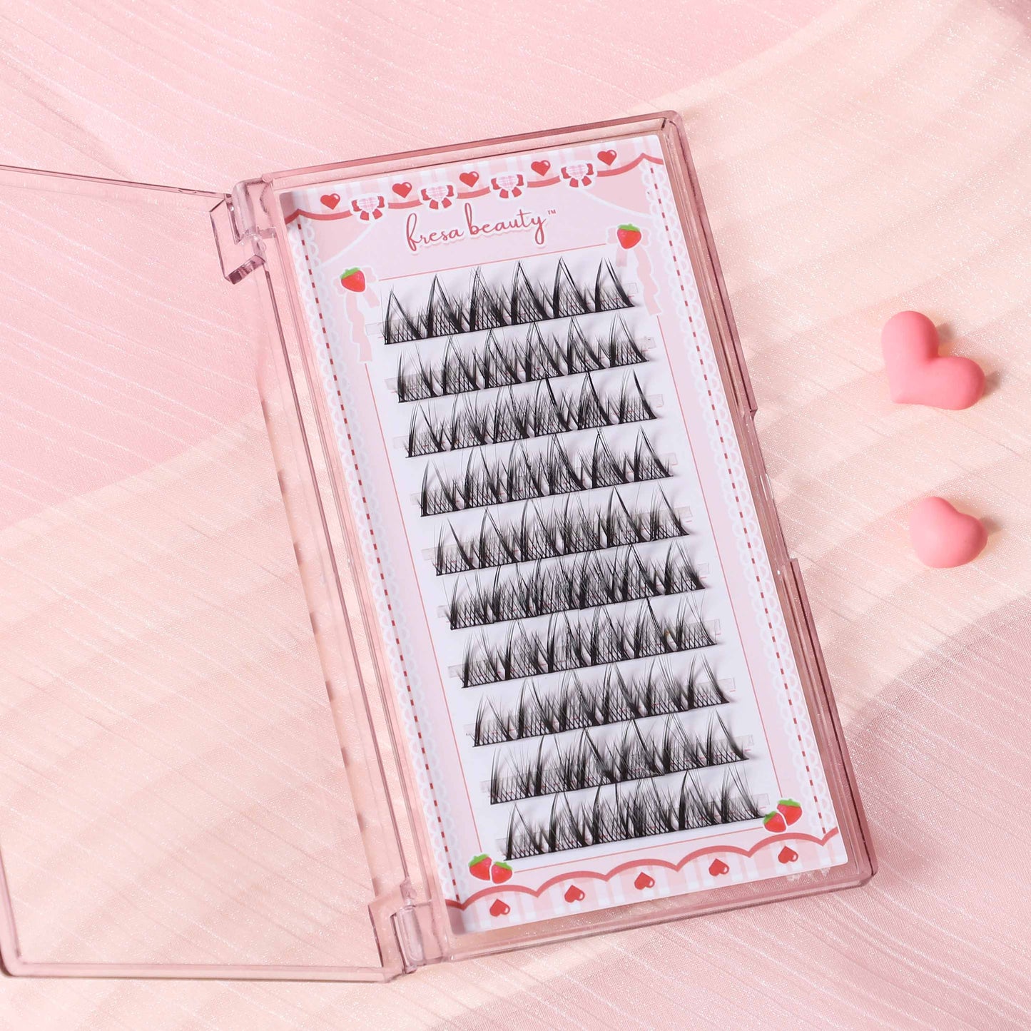 Summer Strawberries Manhua Lash Clusters