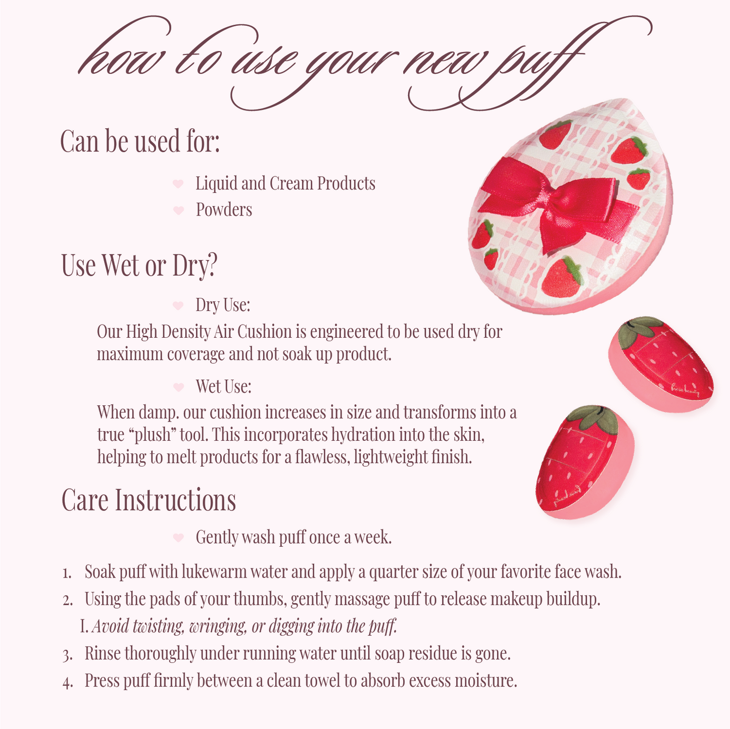 Fresa Beauty Premium Microcell Berry Puffs