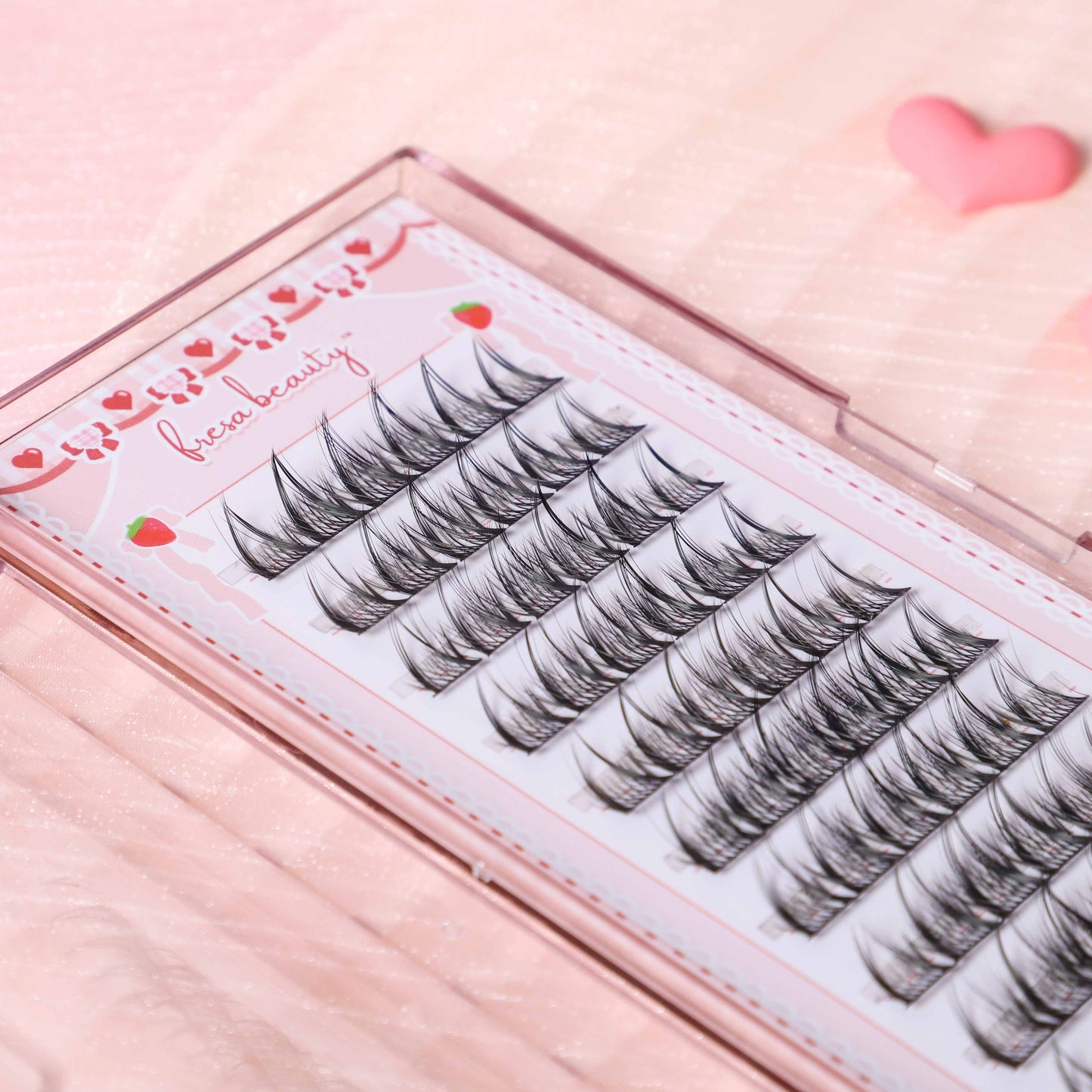 Summer Strawberries Manhua Lash Clusters