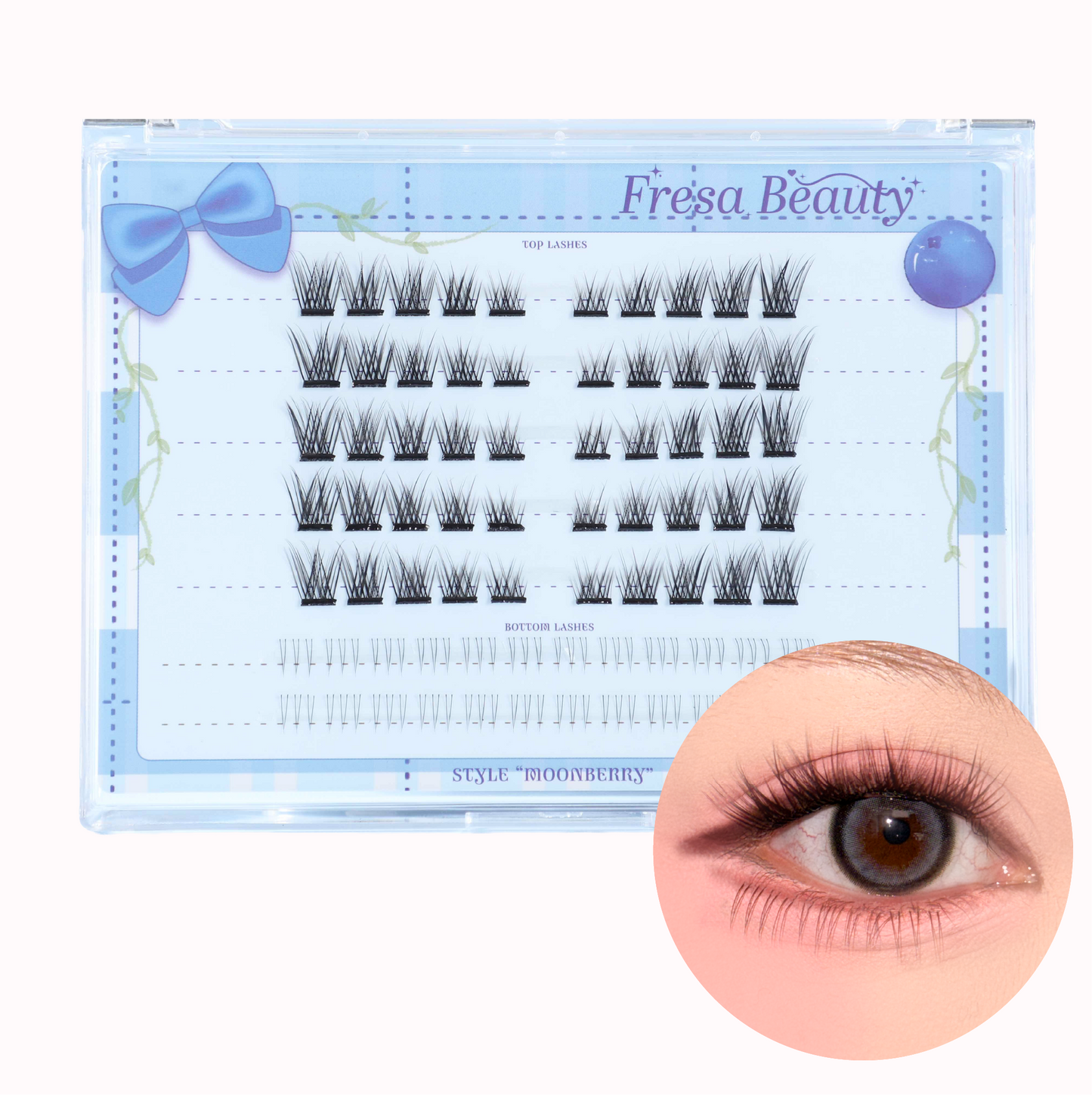 Fresa Beauty Gingham Garden Blueberry Lashes
