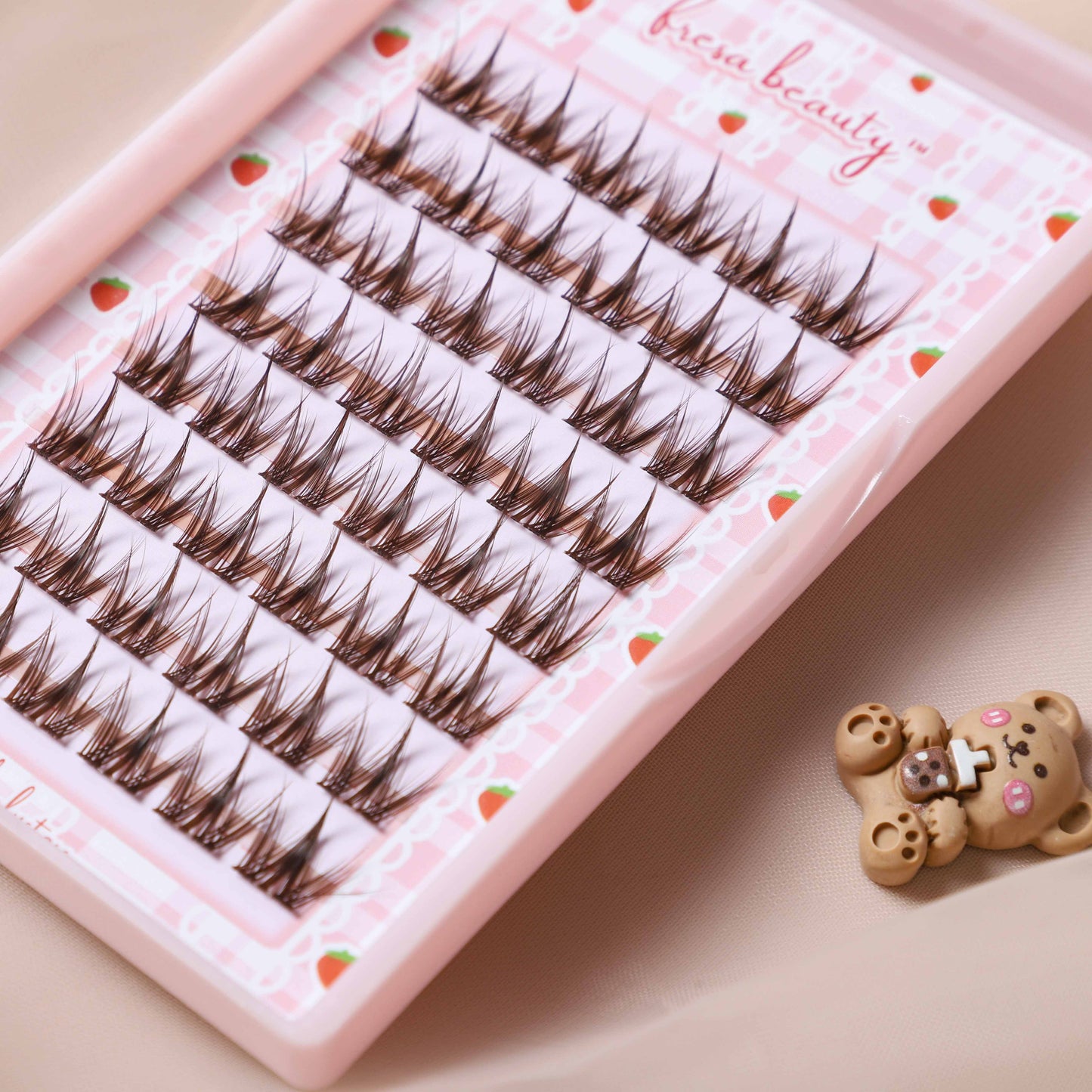 Brown Sugar Cluster Manhua Lashes