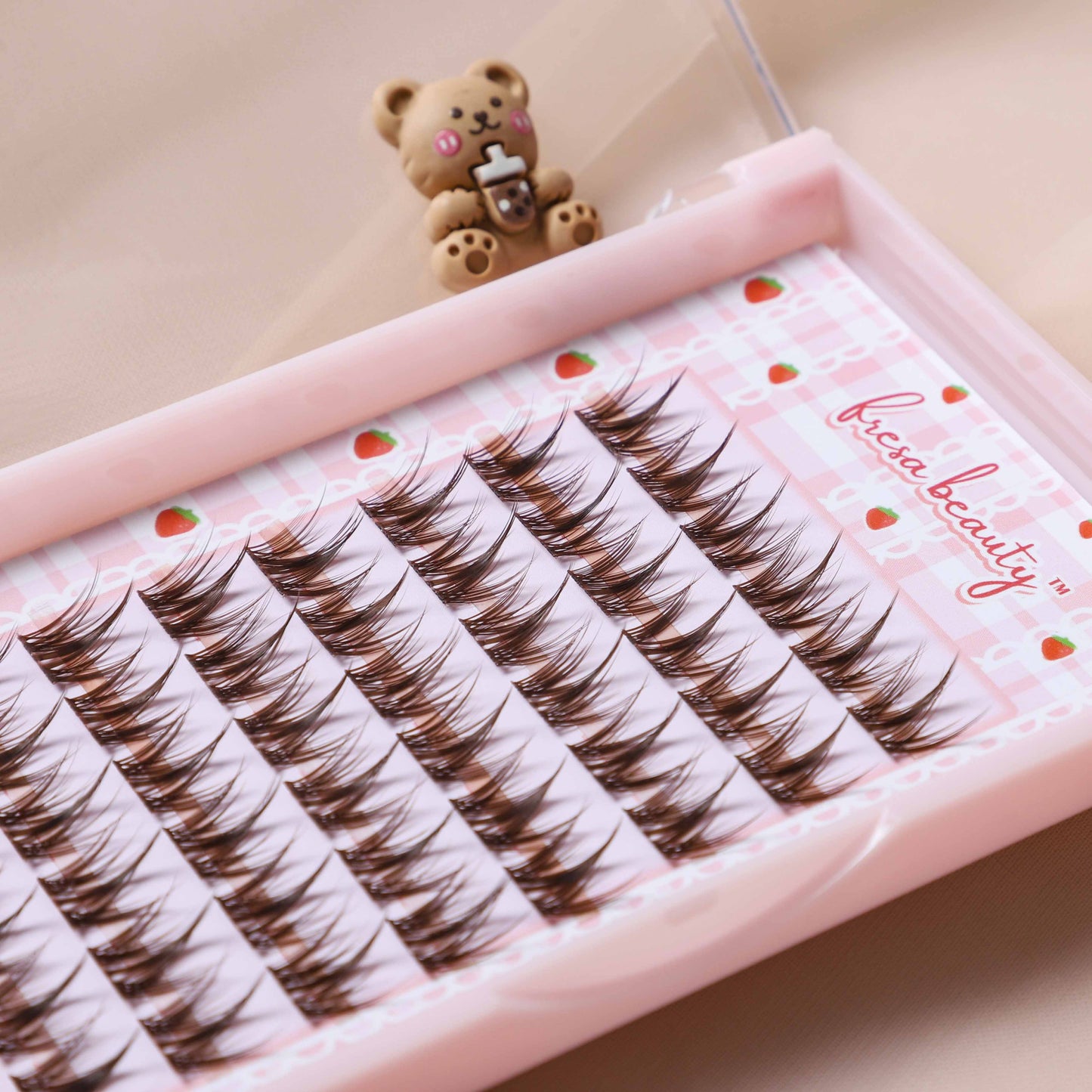 Brown Sugar Cluster Manhua Lashes