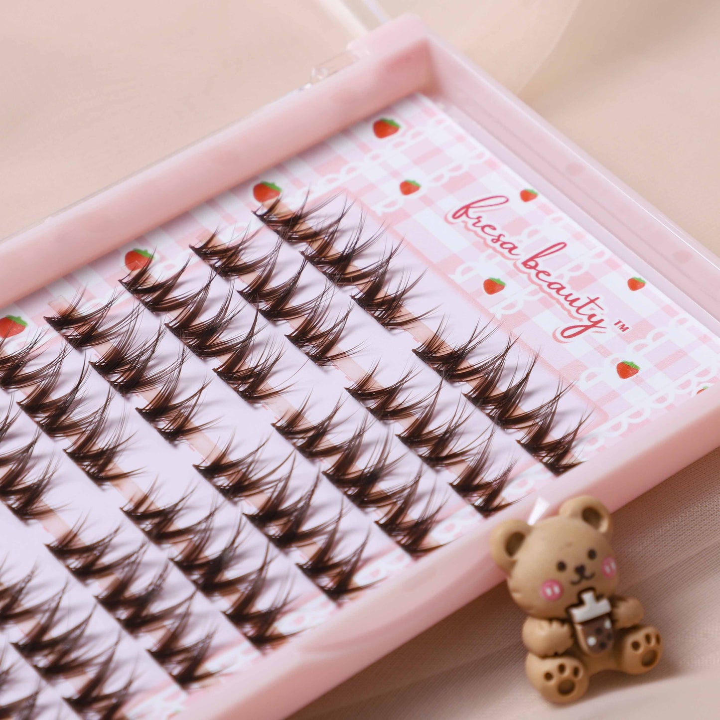 Brown Sugar Cluster Manhua Lashes