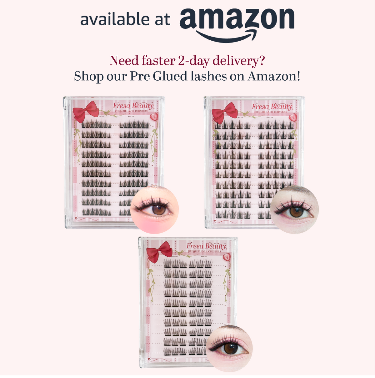 Pre-Glued Manhua Lash Clusters