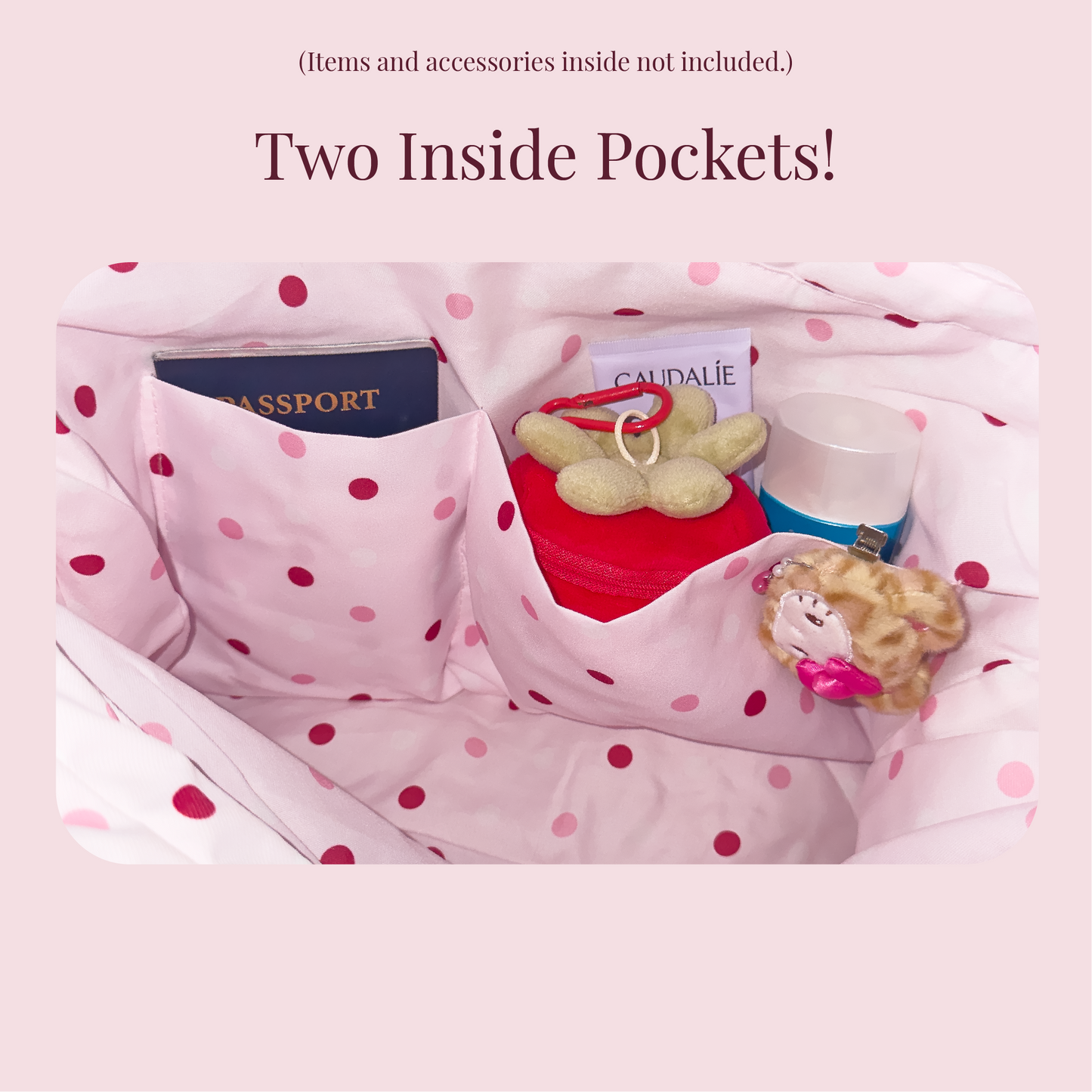 Fresa Beauty Dollhouse Polka Dot Tote