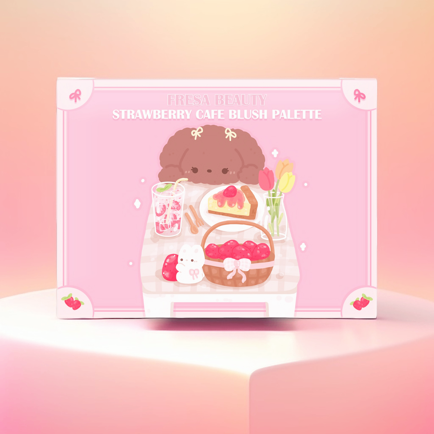 Strawberry Bear Cafe Blush Palette