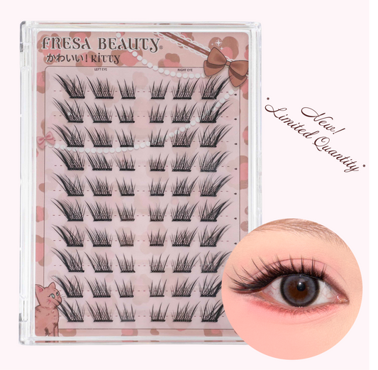 Kawaii Kitty Foxy Pre Glue Lashes